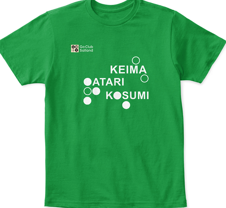 GCS T-shirt Keima Atari Kosumi groen